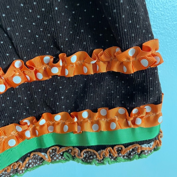 Fall vintage corduroy dress size 18 months Thanksgiving Turkey Bonnie baby - Picture 3 of 7